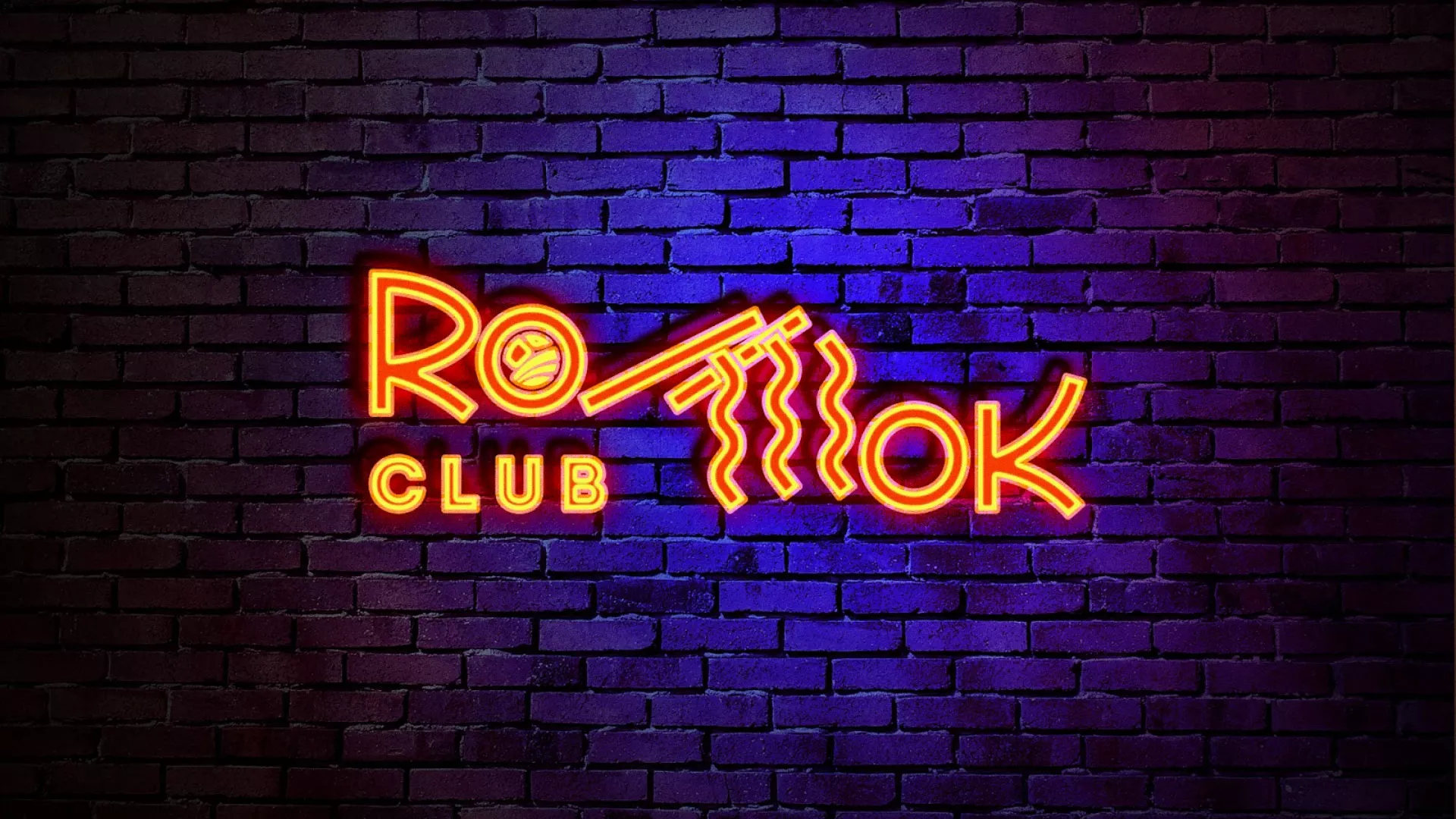 Разработка интерьерной вывески суши-бара «Roll Wok Club» в Сальске